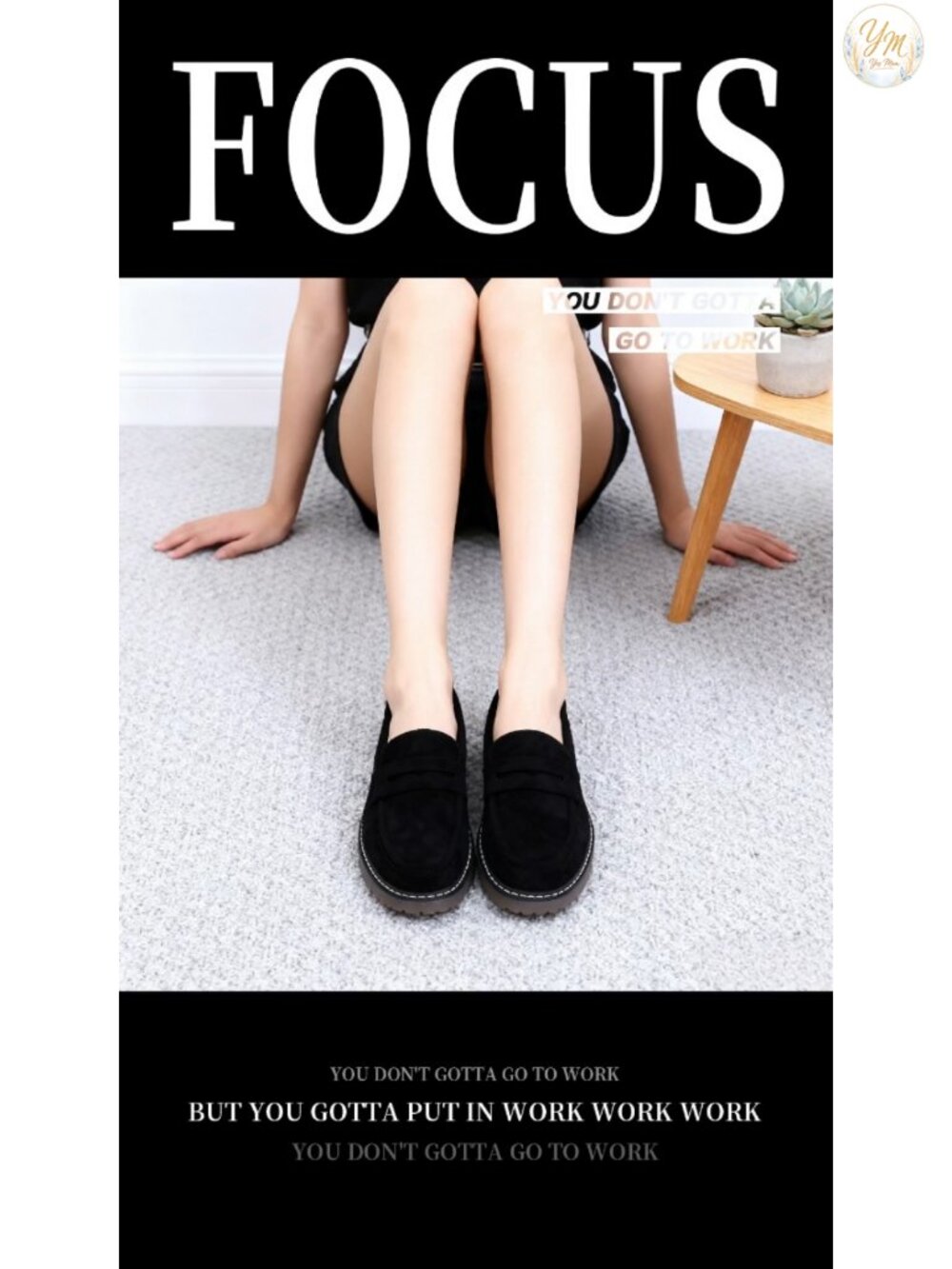 Women's Chunky Knit Slip-On Loafers, Platform Mocc, Comfortable Memory Foam - Picture 6 of 6